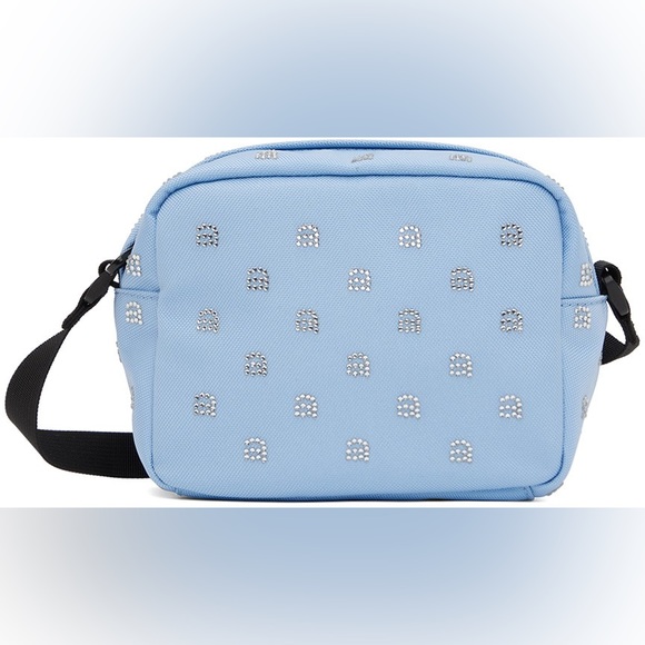 NWT Alexander Wang Blue Wangsport Crystal Detail Camera Bag - Picture 8 of 12